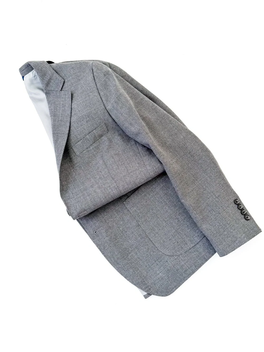 Brooks Brothers Slim Men's Gray Hopsack Blazer Italian Wool 42R Sport Coat